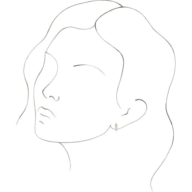 Accented Hoop Earrings
