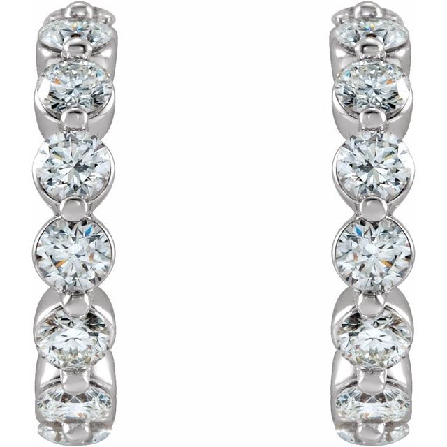 Accented Hoop Earrings