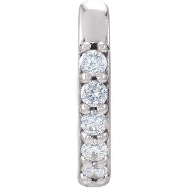 Accented Huggie Earrings