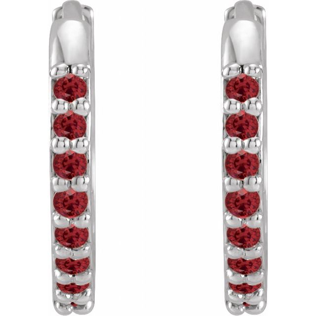 Accented Huggie Earrings