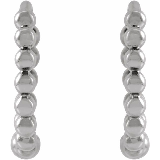 Beaded Hoop Earrings