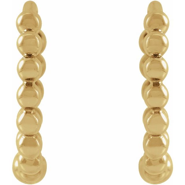 Beaded Hoop Earrings
