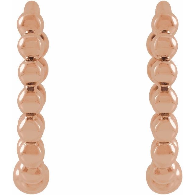 Beaded Hoop Earrings