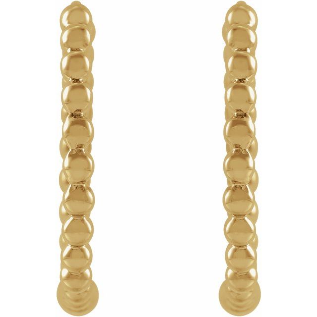 Beaded Hoop Earrings