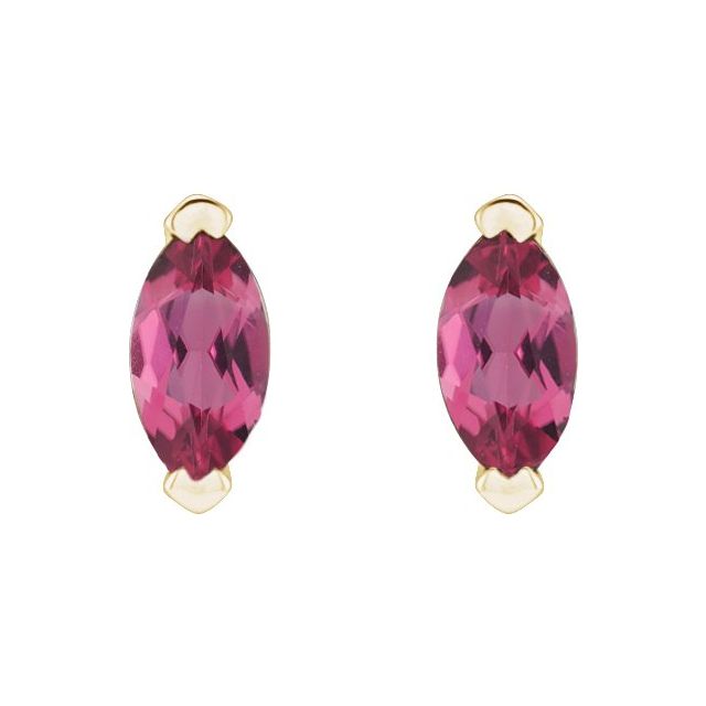 Solitaire V-Prong Stud Earrings