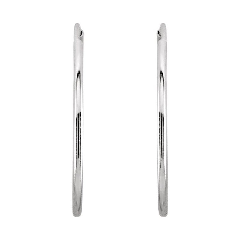 Endless Tube Hoop Earrings