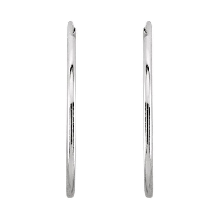 Endless Tube Hoop Earrings