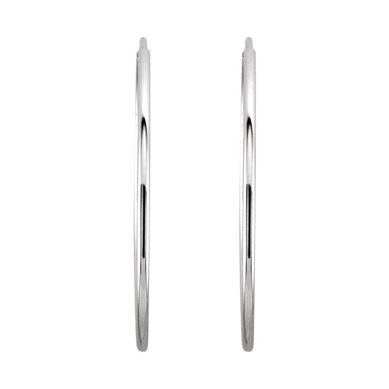 Endless Tube Hoop Earrings