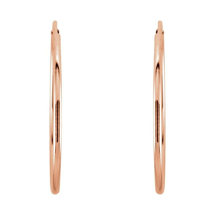 Endless Tube Hoop Earrings