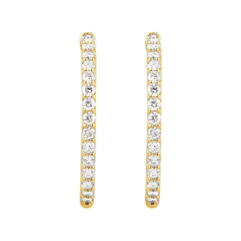 Inside-Outside Hoop Earrings