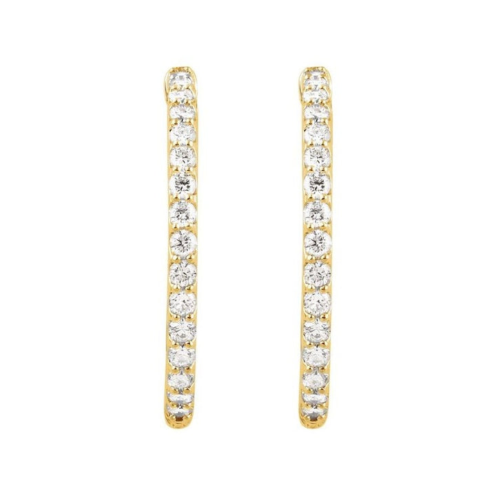 Inside-Outside Hoop Earrings