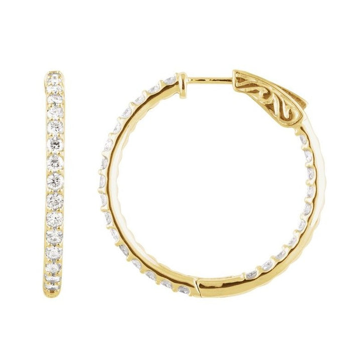 Inside-Outside Hoop Earrings