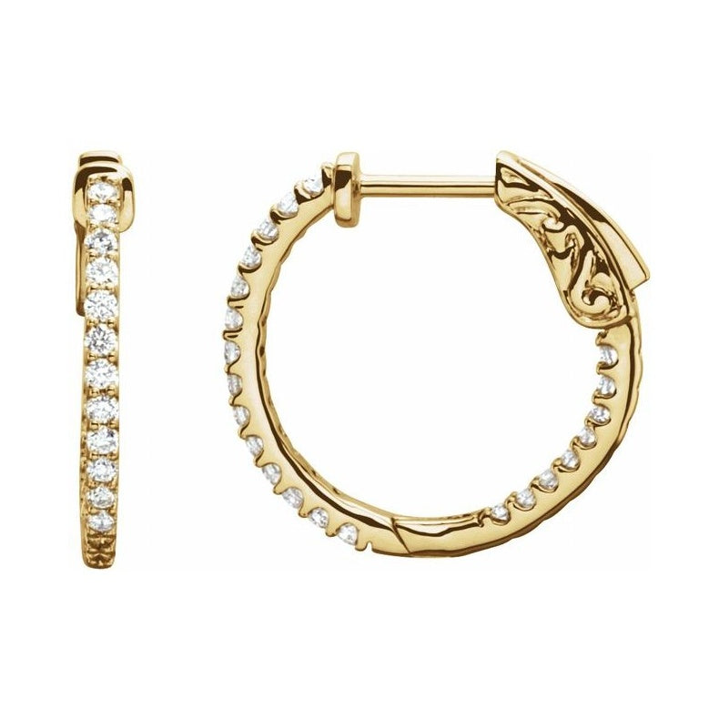 Inside-Outside Hoop Earrings