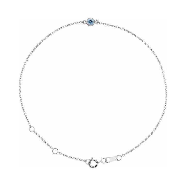 Bezel-Set Link Bracelet