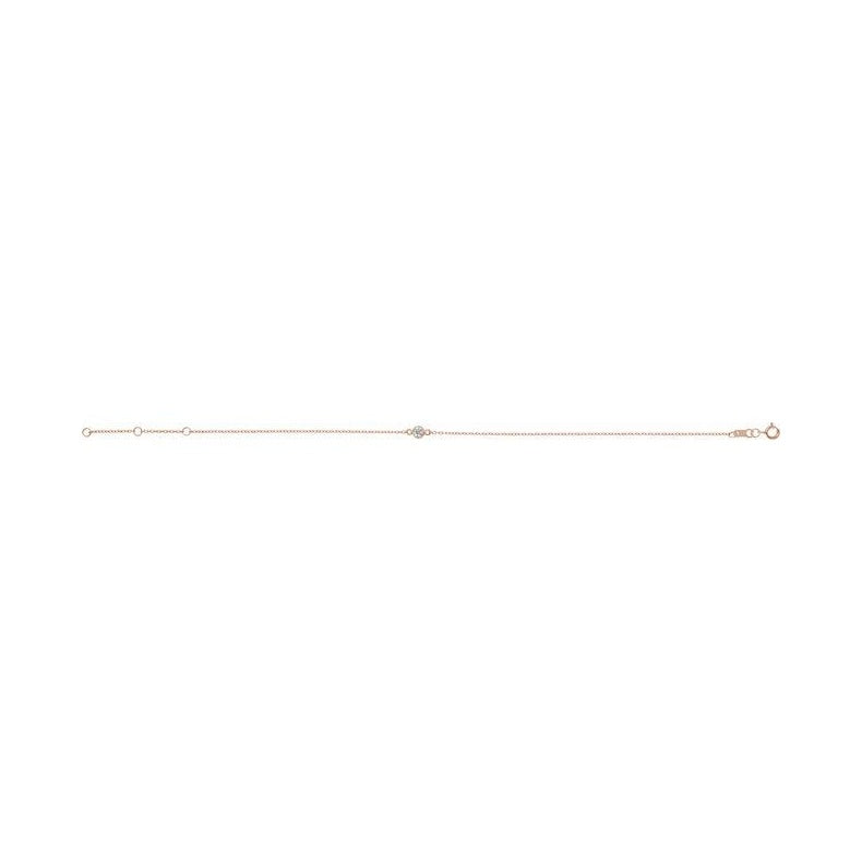 Bezel-Set Link Bracelet