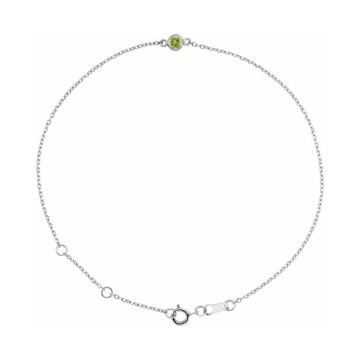 Bezel-Set Link Bracelet