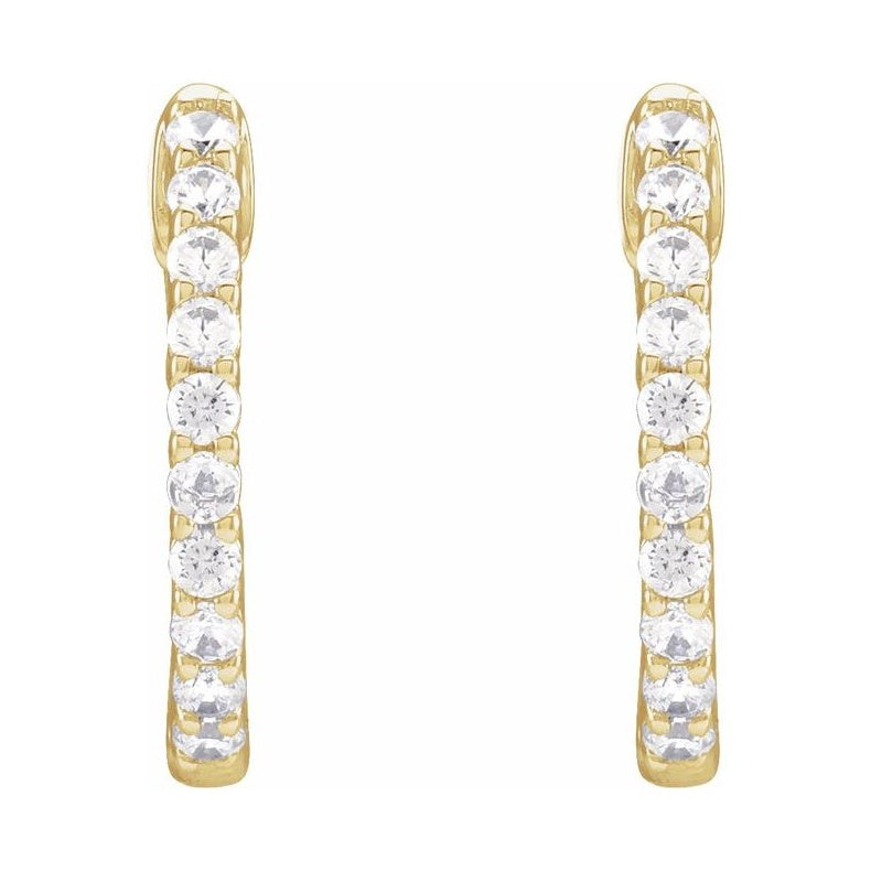 Inside-Outside Hoop Earrings