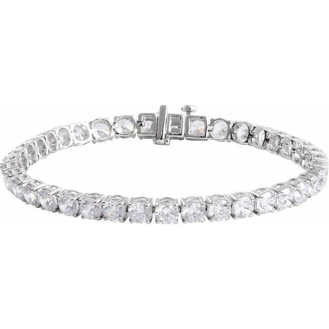 Lab-Grown Diamond Line Bracelet