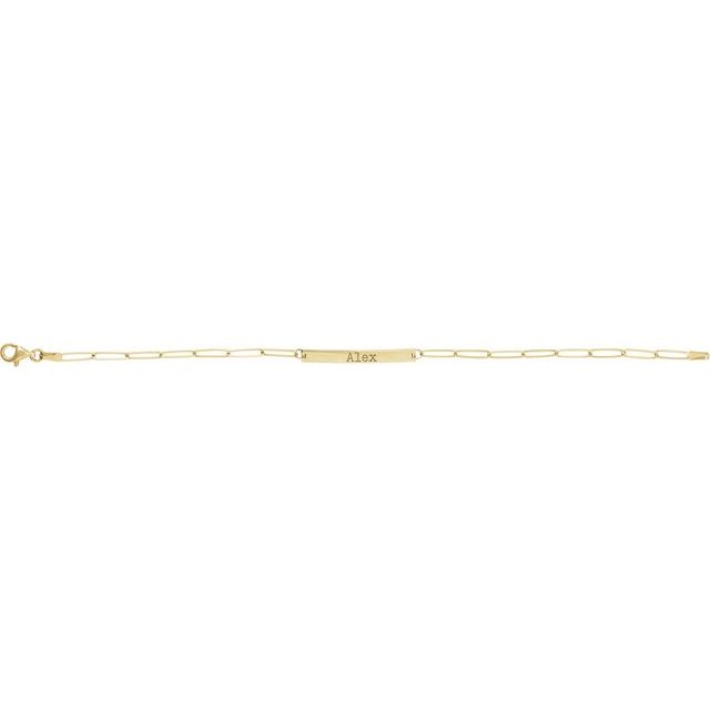 Engravable Bar Bracelet