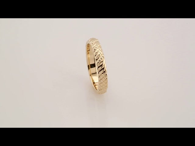 14K Yellow Stackable Ring